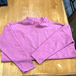 Cowl Neck Sweater by Anthropologie / pink / Size Large